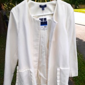 KAARI BLUE CREAM WHITE WOMEN'S JACKET XL